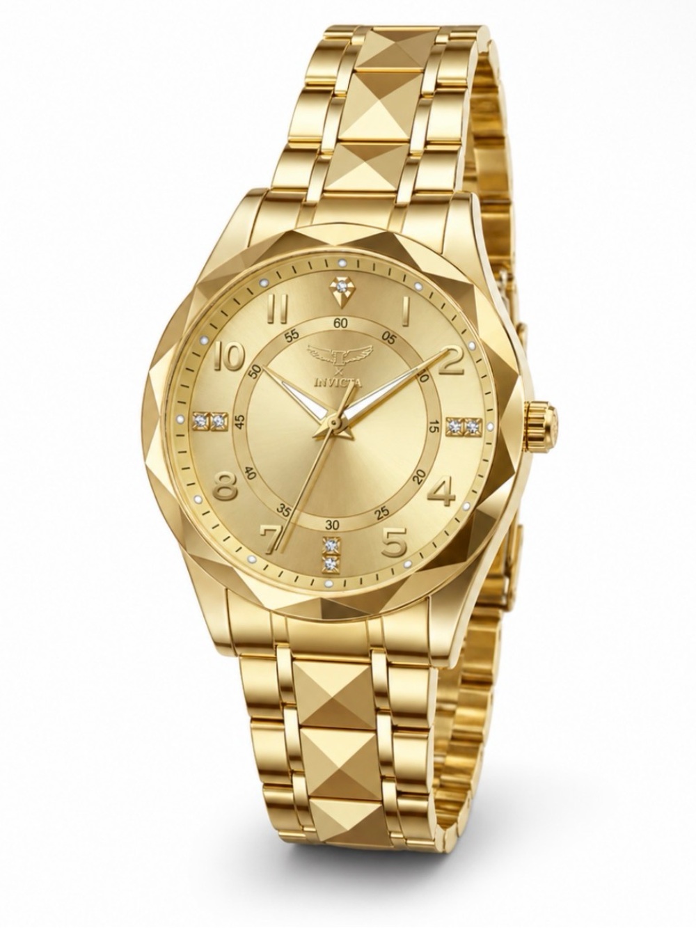 Invicta Mens Gold 41 mm watch New With Tag